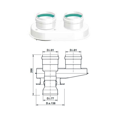Адаптер для котла FONDITAL FORMENTERA любой мощности, комплект (ADAPTformentera)